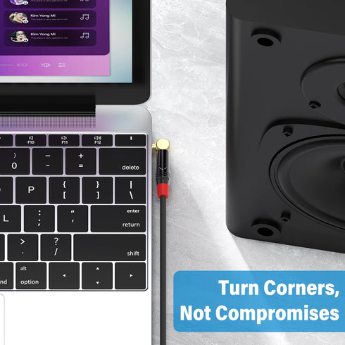 J&D 1/4 to 3.5mm Headphone Adapter, TRS 1/4 inch to 1/8 inch Stereo Audio Adapter Cable for Headphone, Amplifiers,