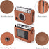 Rieibi Instax Mini EVO Case, Vintage PU Leather Protective Case for Fuji Instax Mini EVO Instant Camera - Brown