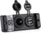 12V Waterproof Cigarette Lighter Socket, Dual USB Power Socket Switch Panel for Car RV Marine Boat