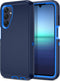 I-HONVA Shockproof Dust/Drop Proof Case for Samsung Galaxy A25 5G, Rugged Heavy Duty 3-Layer Protection, Navy Blue