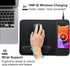 15W Wireless Charging Mouse Pad with Wrist Support - Fast Qi Wireless Charger Mouse Mat for iPhone 14/13/12/12