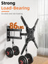 EZISE 26-55 Inch 400x400mm 86lbs Full-Motion TV Wall Mount for Most TVs, Articulating TV Mount with Swivel & Tilt