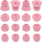 ALXCD Pink Eartips for BeatsX Earbuds, 8 Pairs S/M/L & Double Flange Soft Silicone Tips, Compatible with Beats by Dr.