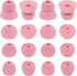 ALXCD Pink Eartips for BeatsX Earbuds, 8 Pairs S/M/L & Double Flange Soft Silicone Tips, Compatible with Beats by Dr.