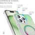CASEOWL iPhone 15 Pro Max Case, Compatible with MagSafe, Clear Cute Glitter Card Protective Cover for Women and Girls