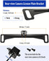 Aootf Universal Car Rear View Camera License Plate Bracket Kit, Black License Plate Frame and Backup Camera Holder, Dash Cam Mirror Camera Mount Kit- Only for Backup Rearview Camera by AOOTF