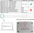RUBAN Compatible with MacBook Air 11 Inch Case, Model A1370 A1465, Soft Touch Plastic Hard Shell Case, Crystal Clear