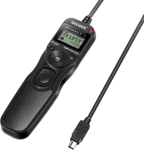 Neewer Digital Timer Remote Shutter Release Trigger for Nikon D90 D600 D610 D3100 D3200 D3300 D5000 D5100 D5200 D5300