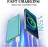 BONAI Portable Charger 12,000mAh 5V/3A Fast Charging Power Bank, Dural Input & Output Ports (USB-C in & Out) Portable Phone Charger for iPhone 15/14/13/12 Series Samsung Galxy Android iPad etc - Mint
