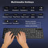 Wireless Keyboard and Mouse - KOPJIPPOM Large Print Wireless Keyboard, 2.4G Full Size Set with Backlight Key for