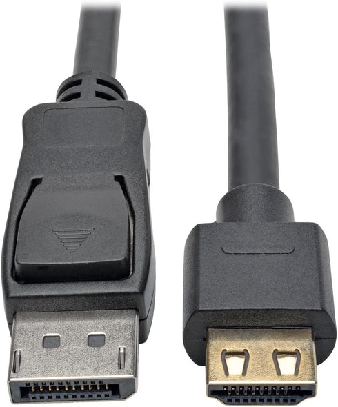 Tripp Lite Active DisplayPort 1.2a to HDMI Adapter Cable M/M 4K 6' with Gripping HDMI Plug (P582-006-HD-V2A)