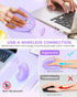 Lekvey 2.4G 1000/1200 1600 6 Ergonomic Mouse, Vertical Wireless Mouse, Rechargeable Optical Carpal Tunnel Mice with USB