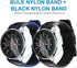 Maxjoy Bands for Galaxy Watch 46mm, Galaxy Watch 3 45mm, Gear S3 Frontier - Men Nylon 22mm Quick Release Replacement