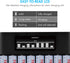 Tenergy TN480U 8-Bay LCD Display Fast Charger for NiMH/NiCD AA AAA Rechargeable Batteries with Mirco USB and USB Type C