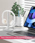 Luxury Rhinestones Headphone Stand, Metal Crystal Holder for All Headphones, Silver