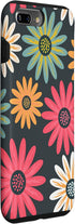 iPhone 7 Plus/8 Plus Case AEN021 Floral Daisy Flowers Pink Green Orange Grey Pattern