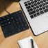 Merdia 34 Numeric Keypads Wired Numpad Keys External Mini Slim Keyboard Magic Force for Financial Cashier