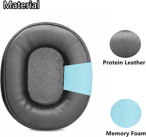 1 Pair of Ear Pads Cushion Cover Earpads Replacement for Sony MDR-ZX750BN, MDR-ZX750AP Headphones