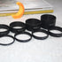 8PCS M48x0.75 Set,M48 3mm 5mm 7mm 10mm 12mm 15mm 20mm 30mm Telescope Extension Tube Extension Tube Kit Length Extending