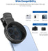 NEEWER 58mm Lens Filter Kit with Mobile Phone Lens Clip, CPL, ND32, 6 Point Star Filter, 4 Graduated Filters for iPhone