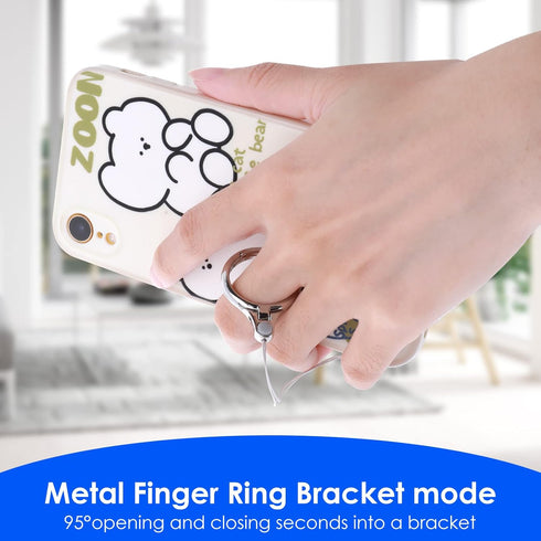 Cobee Cell Phone Ring Straps, 4 Pcs Phone Finger Ring Holders, Phone Grip Holder, Phone Loop Charm, Phone Ring