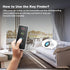 Key Finder Locator,Wireless Key Tracker,Remote Finder Tracking Device,Easy to Use,Perfect for Seniors,Tracker Tags for Car Keys,Phones,Wallet,TV Remote Control,1 RF Transmitter & 4 Receivers