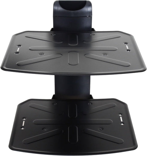 VideoSecu 2 Shelf DVD DVR VCR Wall Mount Bracket Component Shelf for DVD