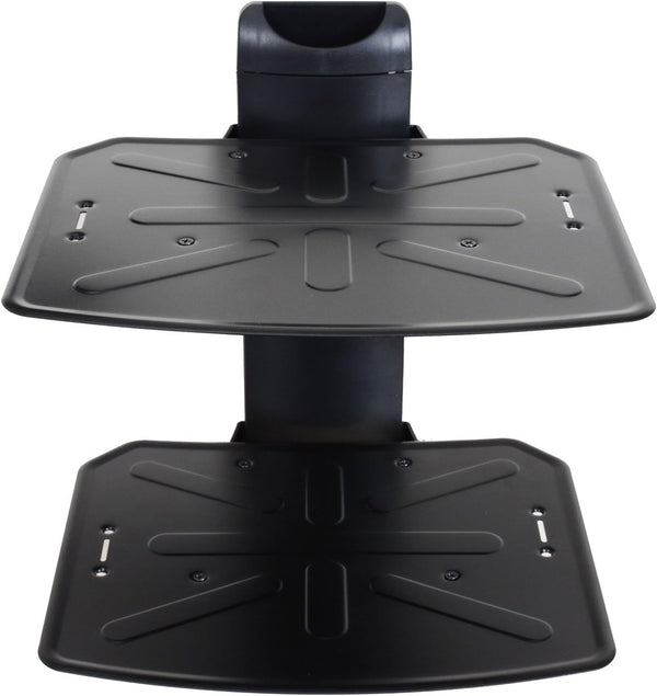 VideoSecu 2 Shelf DVD DVR VCR Wall Mount Bracket Component Shelf for DVD