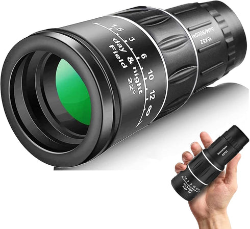Sihea 16X52 Mini Monocular Telescope High Powered for Adults, Birthday Gifts for Men