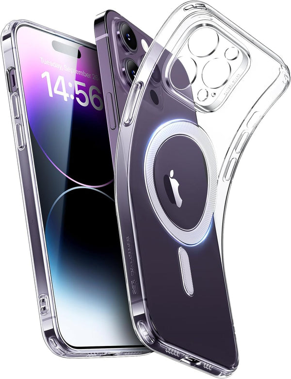 ESR iPhone 14 Pro Case, Clear Zero Series Compatible with MagSafe, Military-Grade Protection, Resists Yellowing