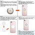 Glitter Bling Bling Phone Ring Holder - Rhinestone Cell Finger Ring Grip, Sparkle Stand for Phones, Pad (Silver)