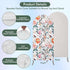 Jnbasdffb 7.2 Floral Blossom Wedding Arch Cover,Stretchy Spandex Arch Backdrop Stand Covers FT,Farmhouse Oil Painting