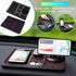 Non-slip Phone Pad for 4-in-1 Car, 2023 New Cool Glow in the Dark Car Dashboard Phone Mat with Temporary Car Parking Card Number Plate and Aromatherapy, Anti-shake Pad Universal Phone Holder (Red) by STYHYGBS