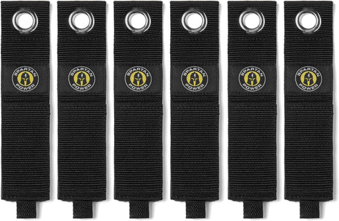 Spartan Power Heavy Duty Storage Straps, 2" X 17" Extension Cord Holder Organizer (6 Pack)