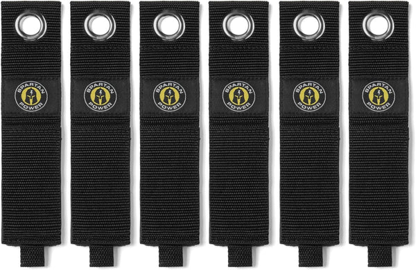 Spartan Power Heavy Duty Storage Straps, 2" X 17" Extension Cord Holder Organizer (6 Pack)