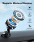 Magnetic Wireless Car Mount Charger, 15W Fast Charging Mag-Safe Car Mount, Fits iPhone 15 14 13 12 and All Smartphones