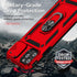 Hitaoyou iPhone 11 Pro Max Case: Military Grade Shockproof with Camera Cover, Kickstand, Magnetic Holder