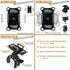 Baby Stroller Phone Holder, Universal for Shopping Cart, Golf Cart, Bike, Motorcycle, Scooter, ATV, Grey