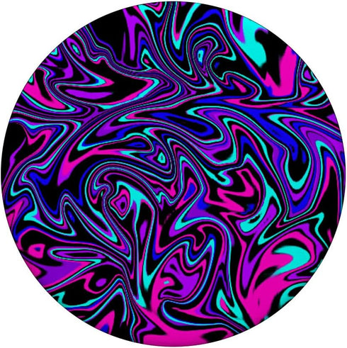 PopSockets Standard PopGrip - Abstract Swirl Galaxy Design Pattern Blue Pink Purple Black