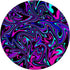 PopSockets Standard PopGrip - Abstract Swirl Galaxy Design Pattern Blue Pink Purple Black