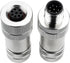 M12 8 Pin Aviation Connector, Male & Female Connector Field Wireable, IP67 Waterproof Straight A Code Shield for Cable