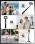 Kinwald Selfie Stick Tripod for iPhone & Android Portable Phone Tripod Stand with Bluetooth Remote, One-Click Open