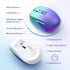 Wireless Mouse Jiggler, LED Wireless Mice with Built-in Mouse Jiggler Mover, Rechargeable Moving Mouse for Computer