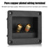 Speaker Terminal Box DIY 2-Way Binding Post Terminal Cable Connector Box for Subwoofer