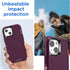 AICase iPhone 14 Plus (6.7") Heavy Duty Rugged Case with Glass Screen Protector, Shockproof & Dust Proof Military