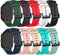 E ECSEM Bands for Donerton T50S T50H, Colorful Silicone Replacement Wristbands, Quick Release Strap
