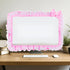 23"-27" Lovely Cute Computer Monitor Cover with Lovely Cute Elastic Pen Pocket Bow-knot TV LCD Screen Monitor