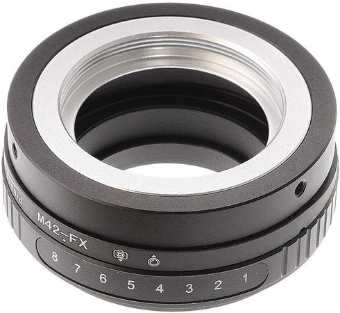 FocusFoto Tilt Shift Adapter Ring for M42 Screw Mount Lens to Fujifilm Fuji