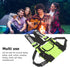 Radio Chest Harness Bag, Universal Two Way Adjustable Oxford Cloth Radio Vest Rig with Front Pack Pouch, Fruit Green