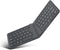 MoKo Foldable Bluetooth Keyboard, Ultra-Thin Rechargeable Portable Wireless Keyboard for Laptop, iPhone, iPad, Gray